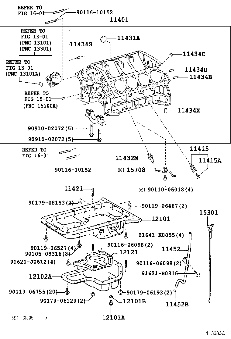 11401-59676 BLOCK SUB-ASSY, CYLINDER product image