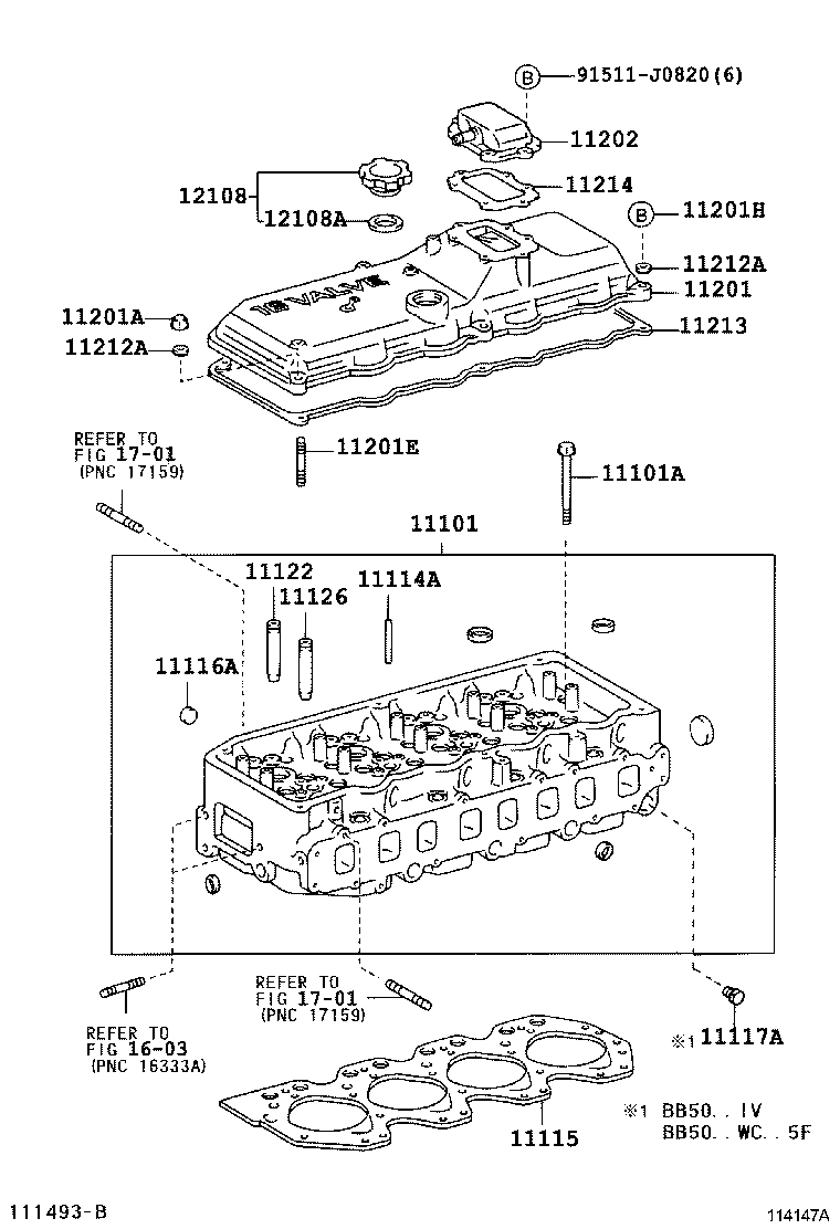 11101-49387 HEAD SUB-ASSY, CYLINDER product image