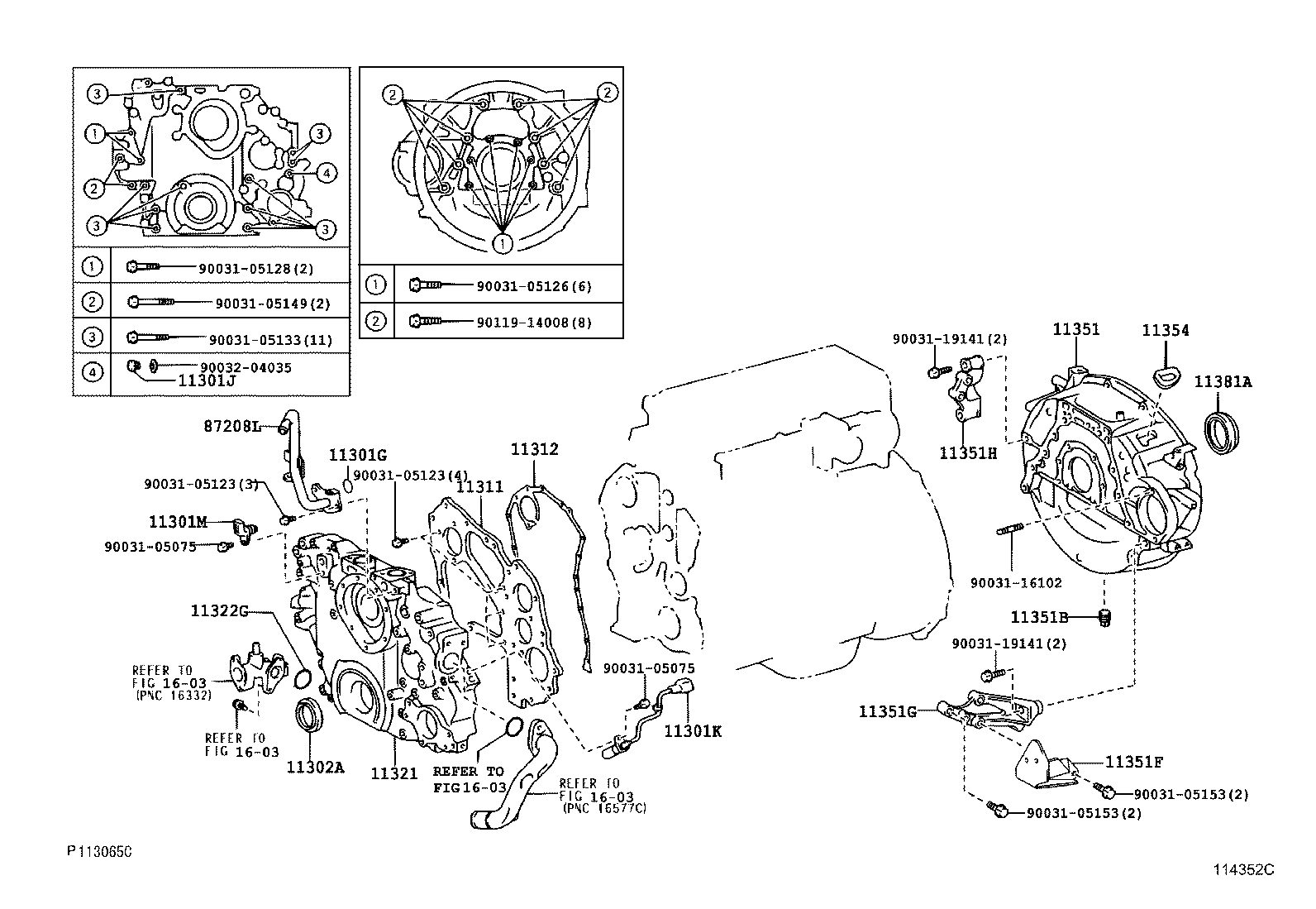 11302-78050 COVER SUB-ASSY, TIMING CHAIN OR BELT product image