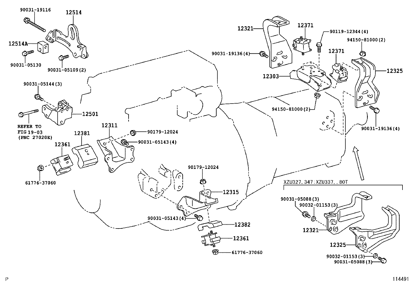 12381-78080 STABILIZER, ENGINE MOUNTING product image