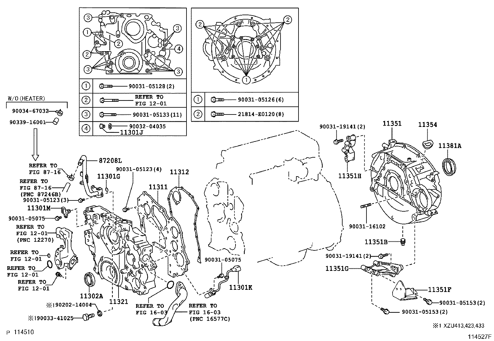 11302-78050 COVER SUB-ASSY, TIMING CHAIN OR BELT product image