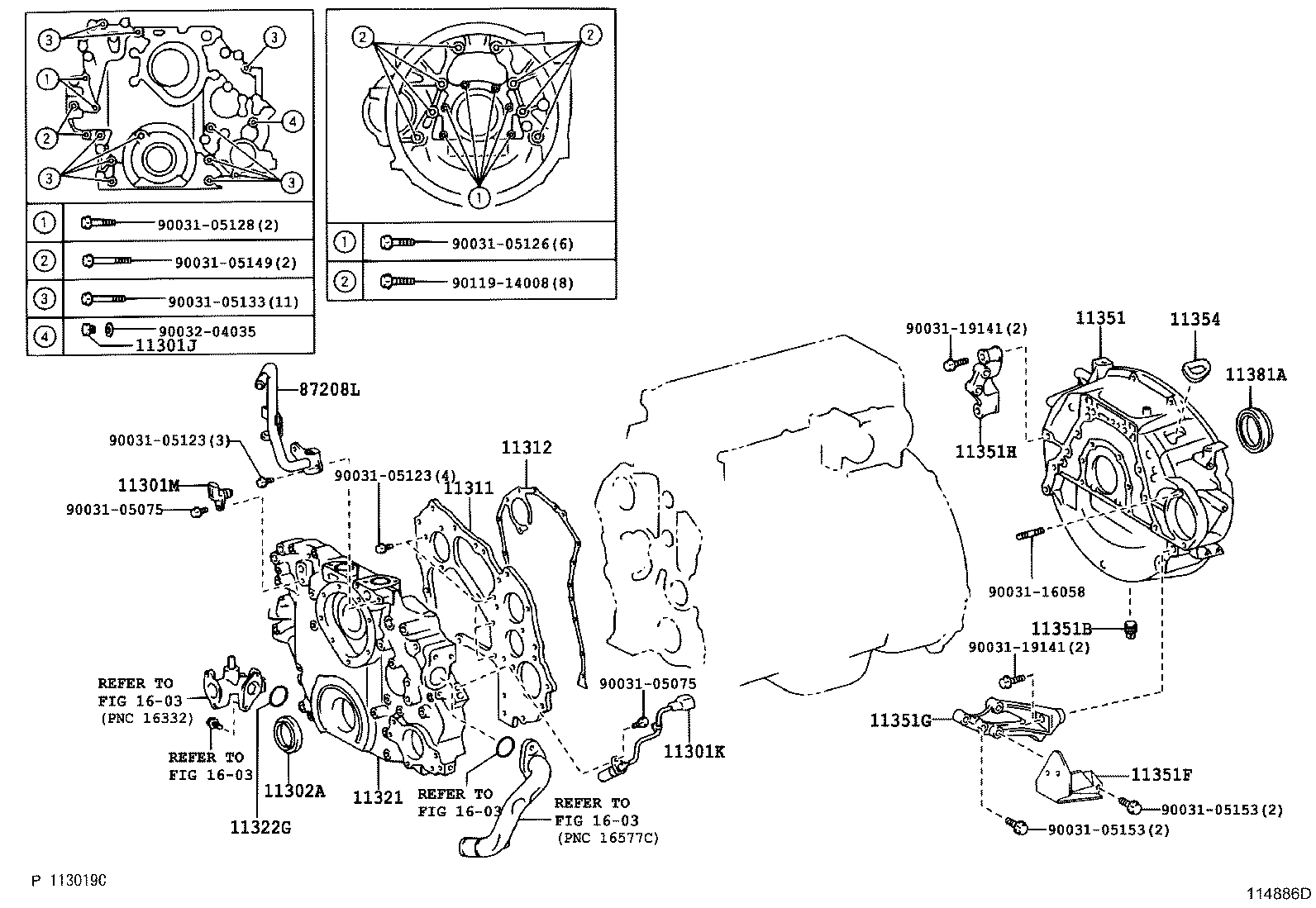 11308-78150 HOUSING, FLYWHEEL product image