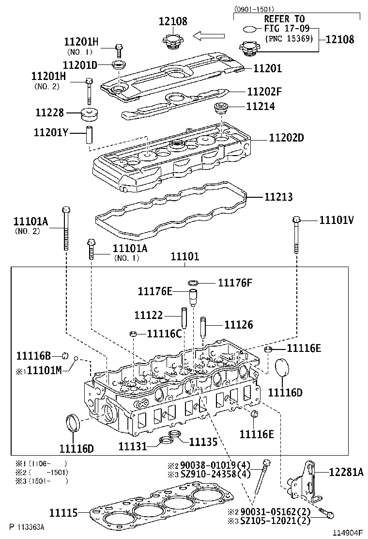 11101-78180 HEAD SUB-ASSY, CYLINDER product image
