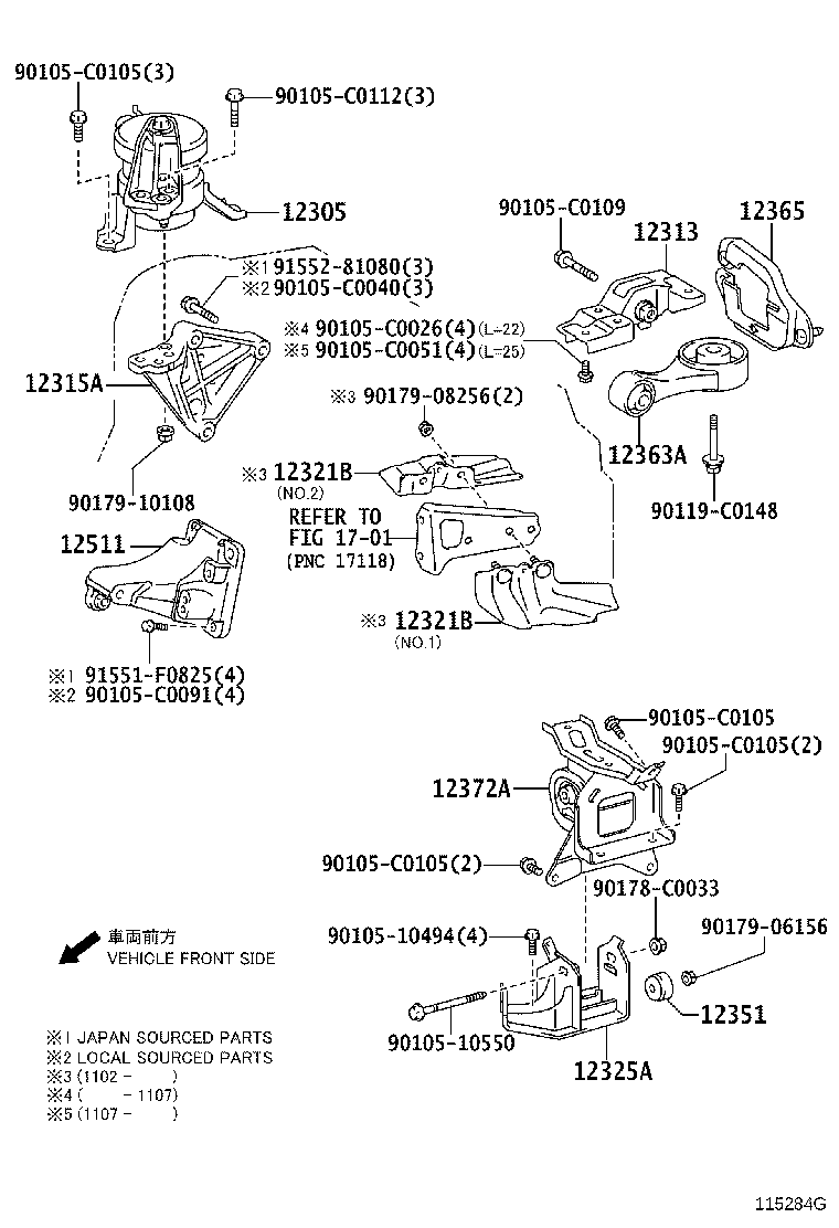 12305-0T040 INSULATOR SUB-ASSY, ENGINE MOUNTING, RH product image