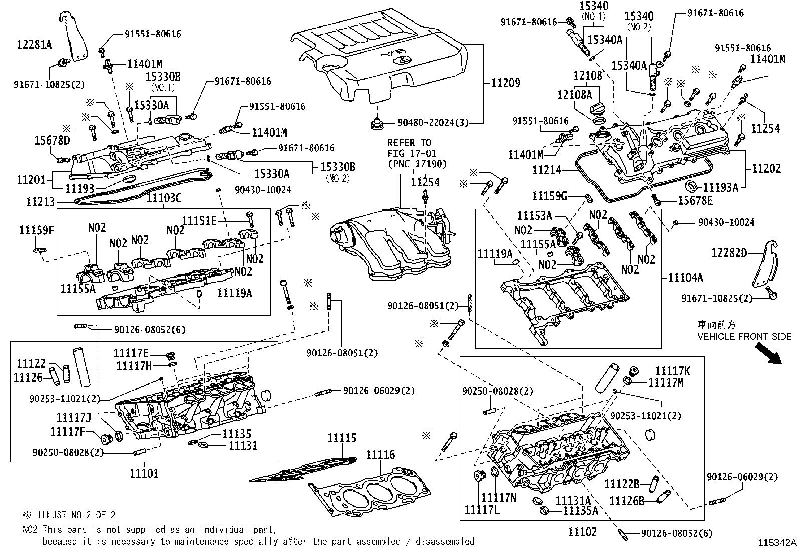 11101-09150 HEAD SUB-ASSY, CYLINDER product image