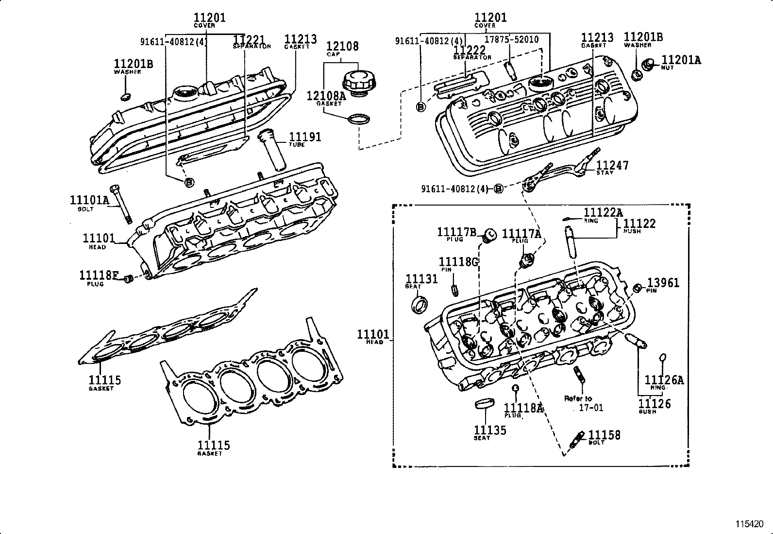 11115-52021 GASKET, CYLINDER HEAD product image