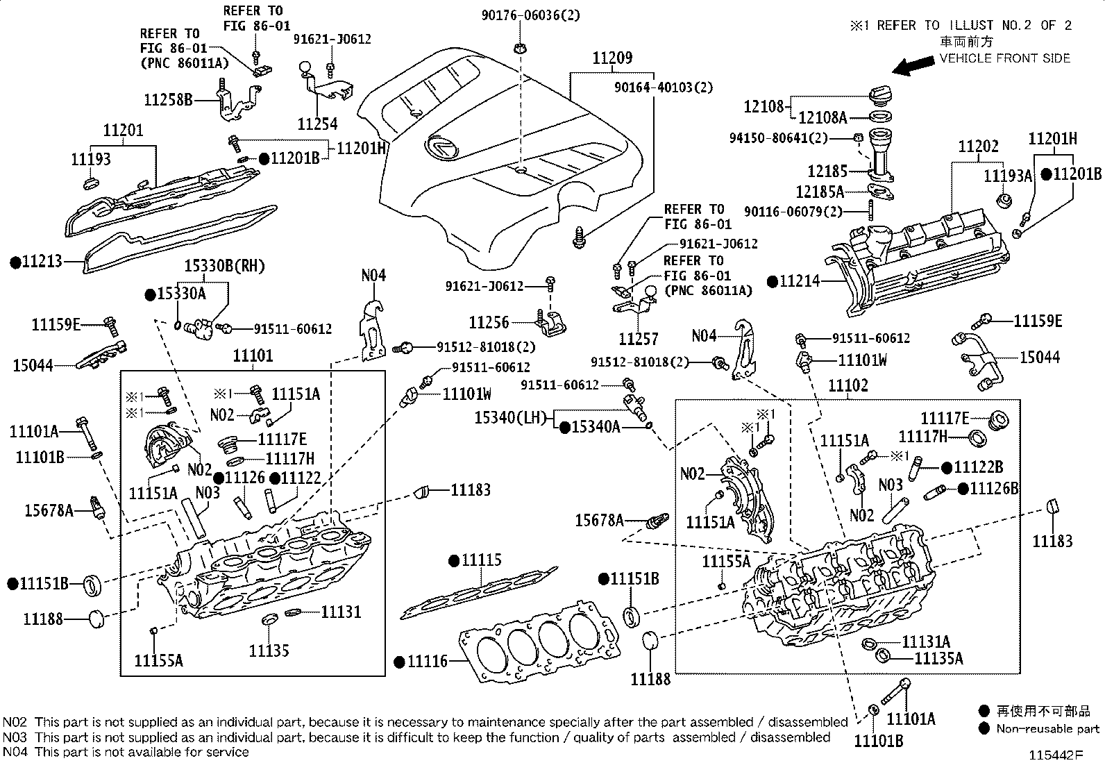 11101-39655 HEAD SUB-ASSY, CYLINDER product image