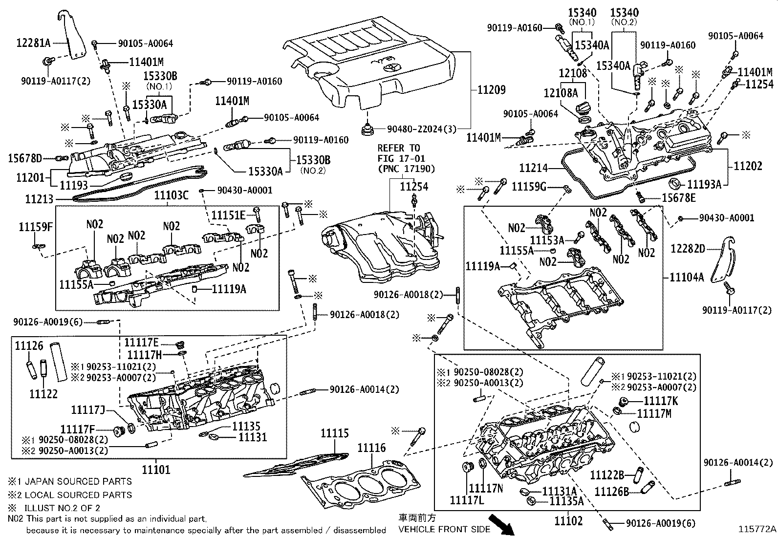 11132-0P010 SEAT, INTAKE VALVE product image