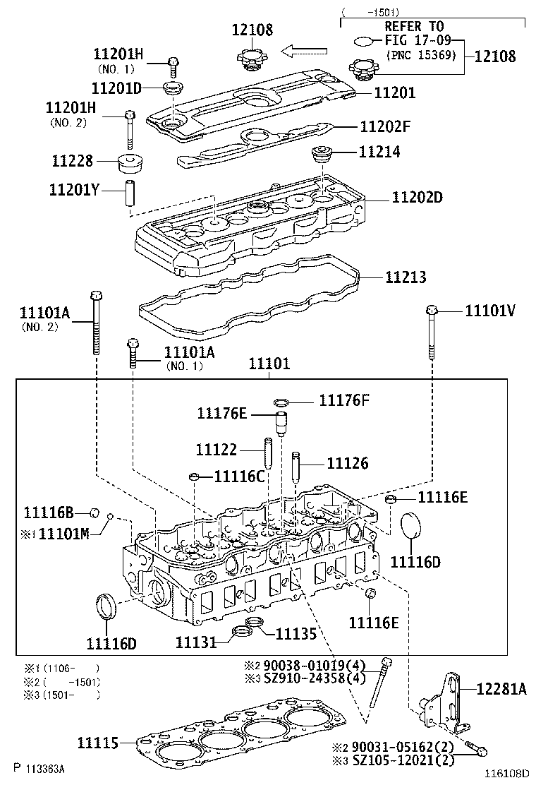 11101-49387 HEAD SUB-ASSY, CYLINDER product image