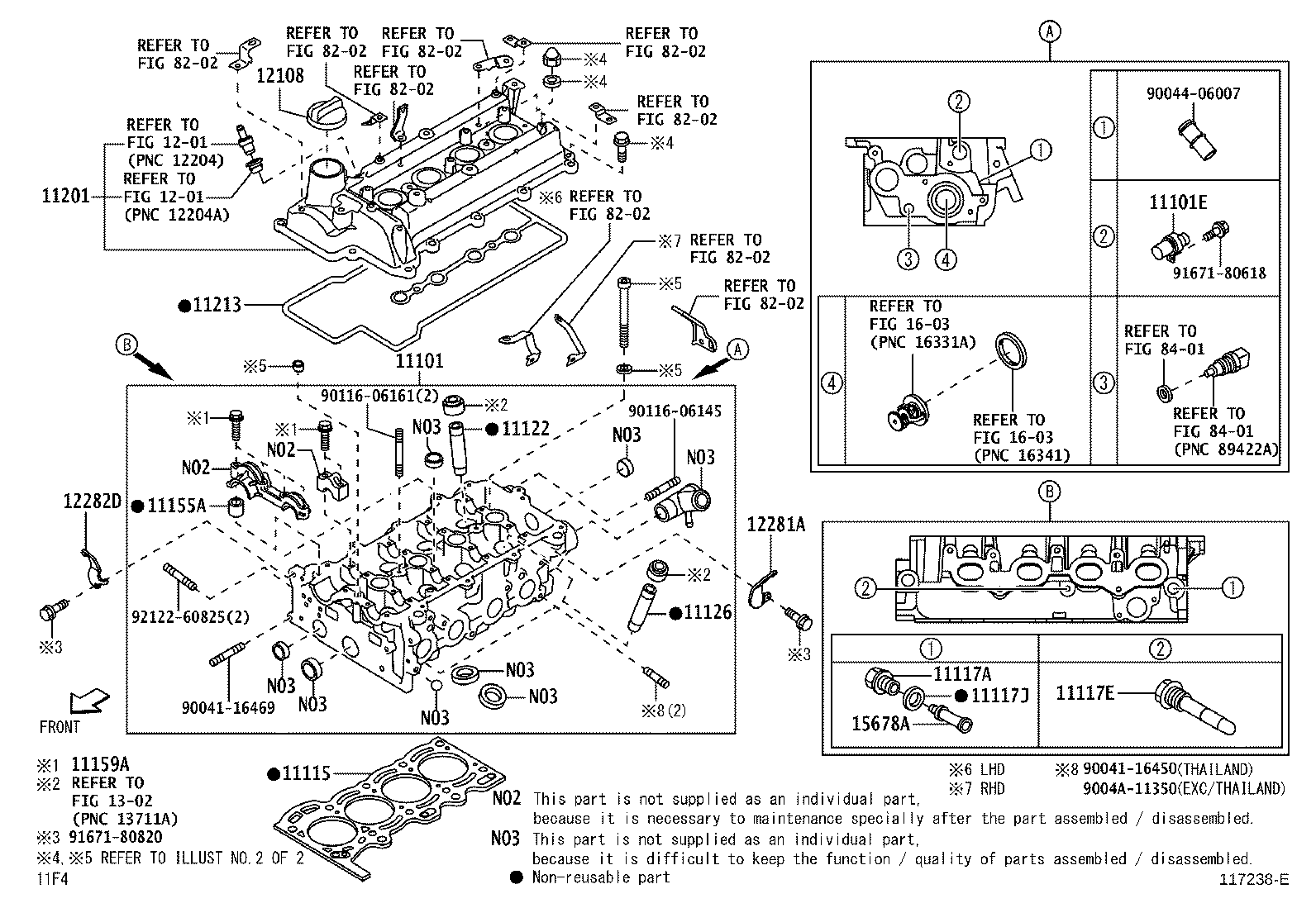 11101-B9620 HEAD SUB-ASSY, CYLINDER product image