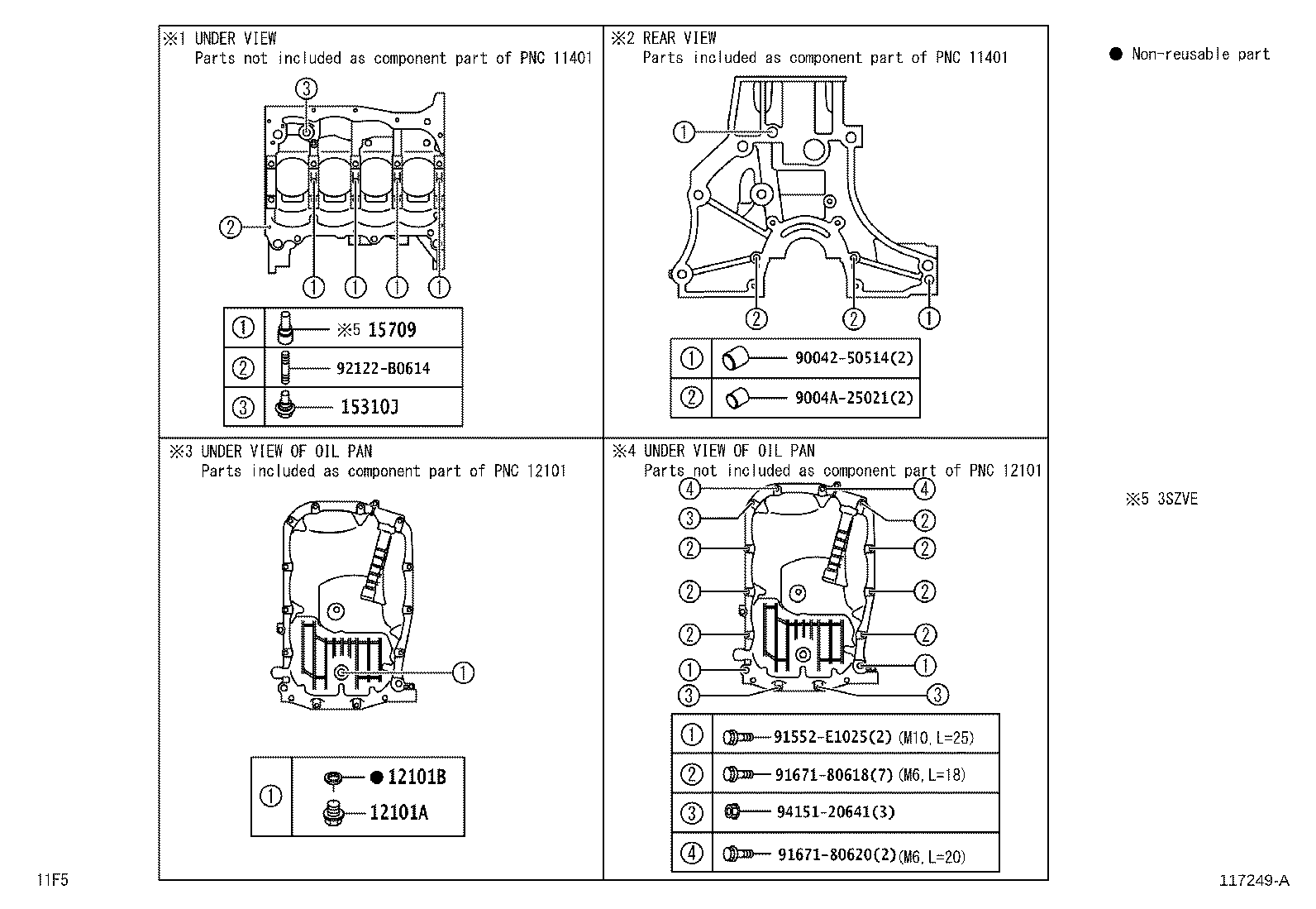 9004A-25044 PIN, RING(FOR CYLINDER BLOCK NO.2) product image