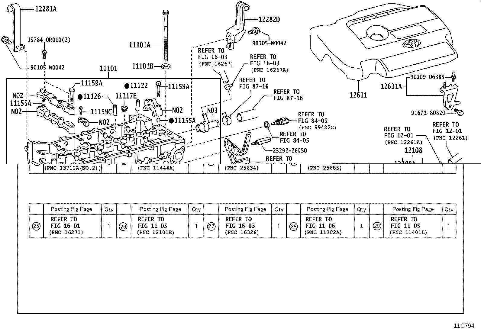11103-0T052 HOUSING SUB-ASSY, CAMSHAFT product image