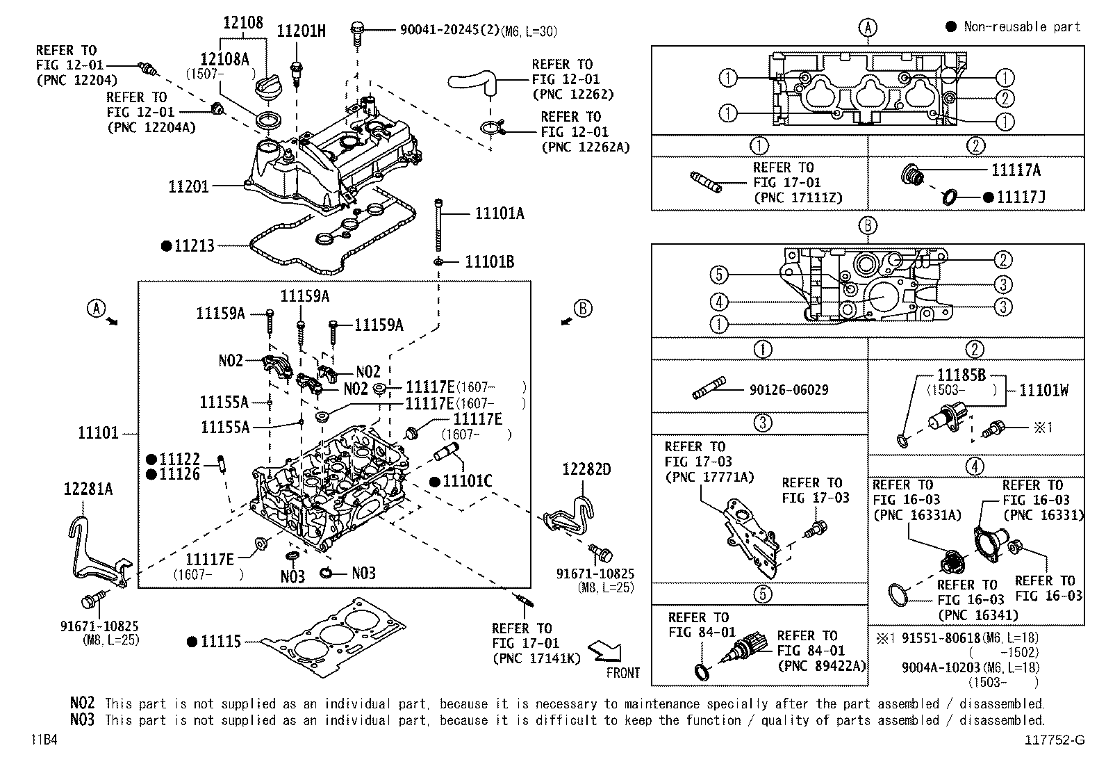 11101-B9630 HEAD SUB-ASSY, CYLINDER product image