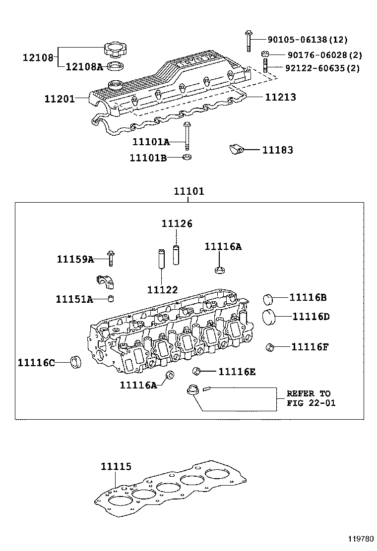 11122-17020 BUSH, INTAKE VALVE GUIDE product image