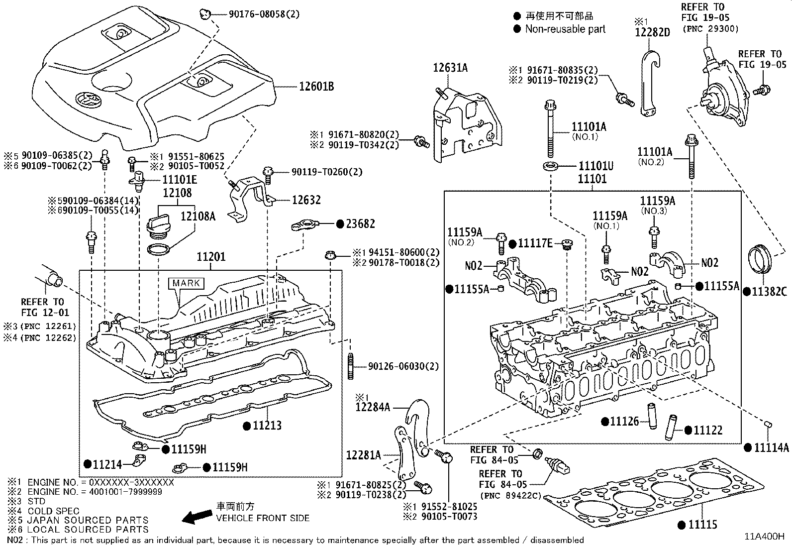 11101-0C220 HEAD SUB-ASSY, CYLINDER product image