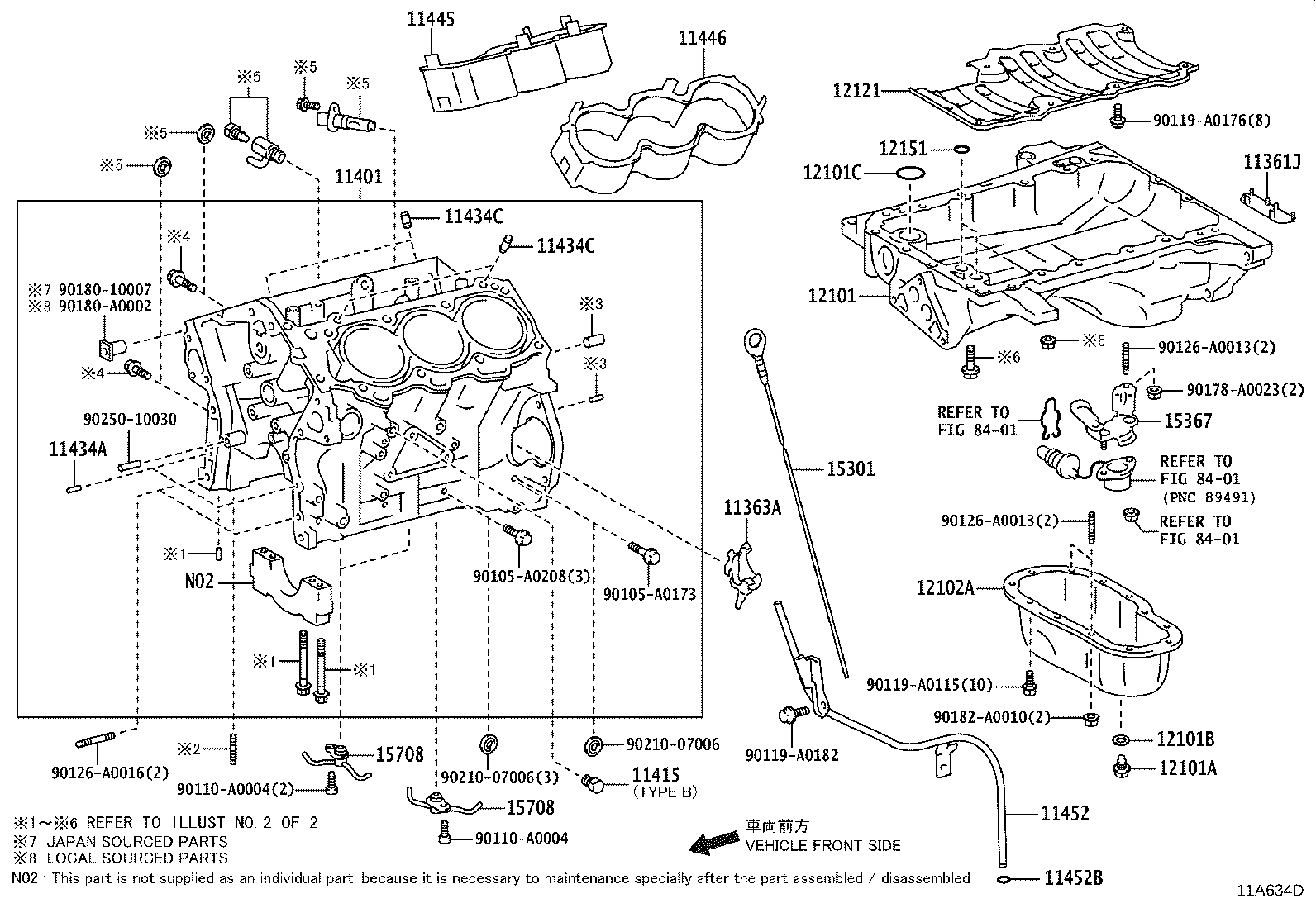 11452-AD010 GUIDE, OIL LEVEL GAGE product image