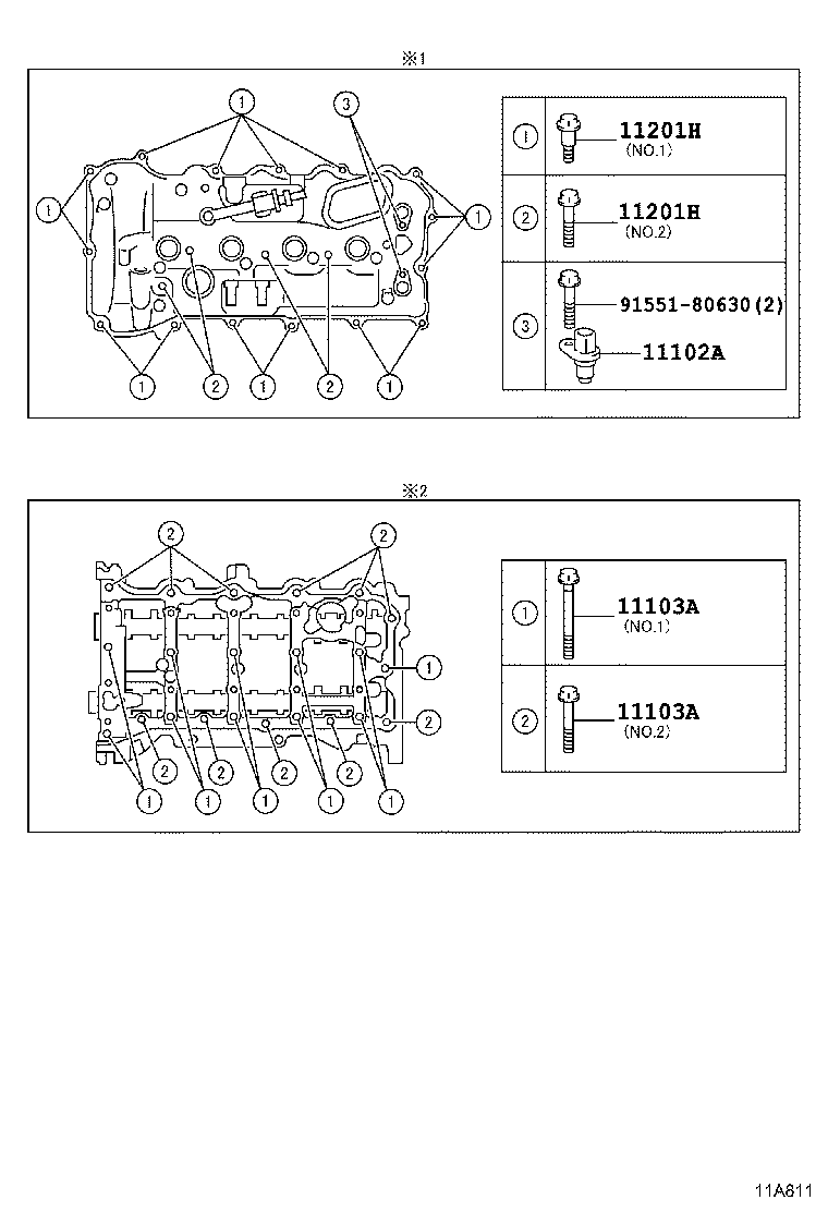 11101-39786 HEAD SUB-ASSY, CYLINDER product image