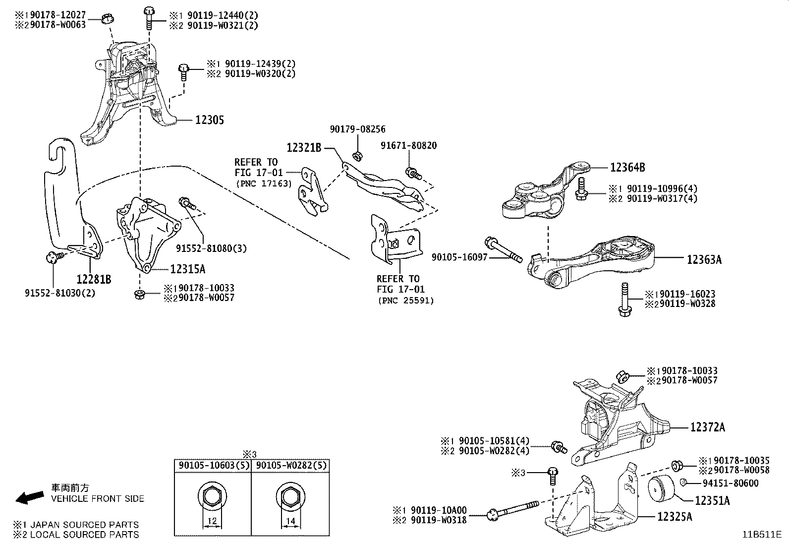 12372-0Y181 INSULATOR, ENGINE MOUNTING, LH(FOR TRANSVERSE ENGINE) product image