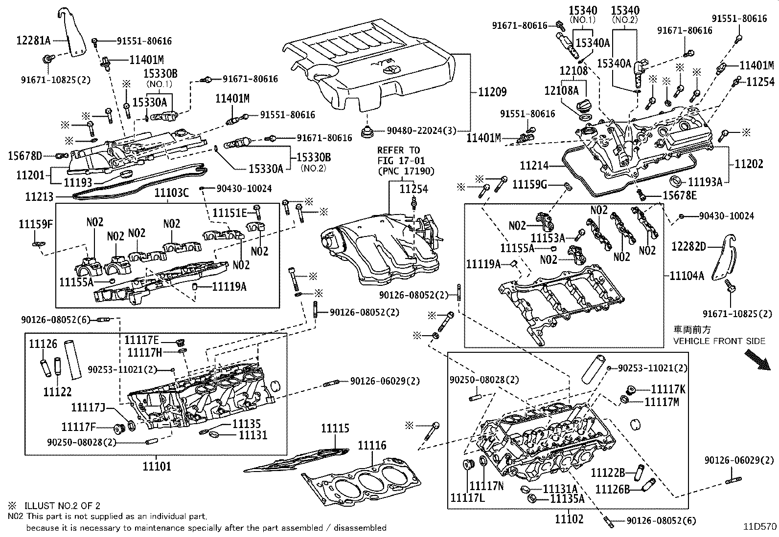 11101-39535 HEAD SUB-ASSY, CYLINDER product image