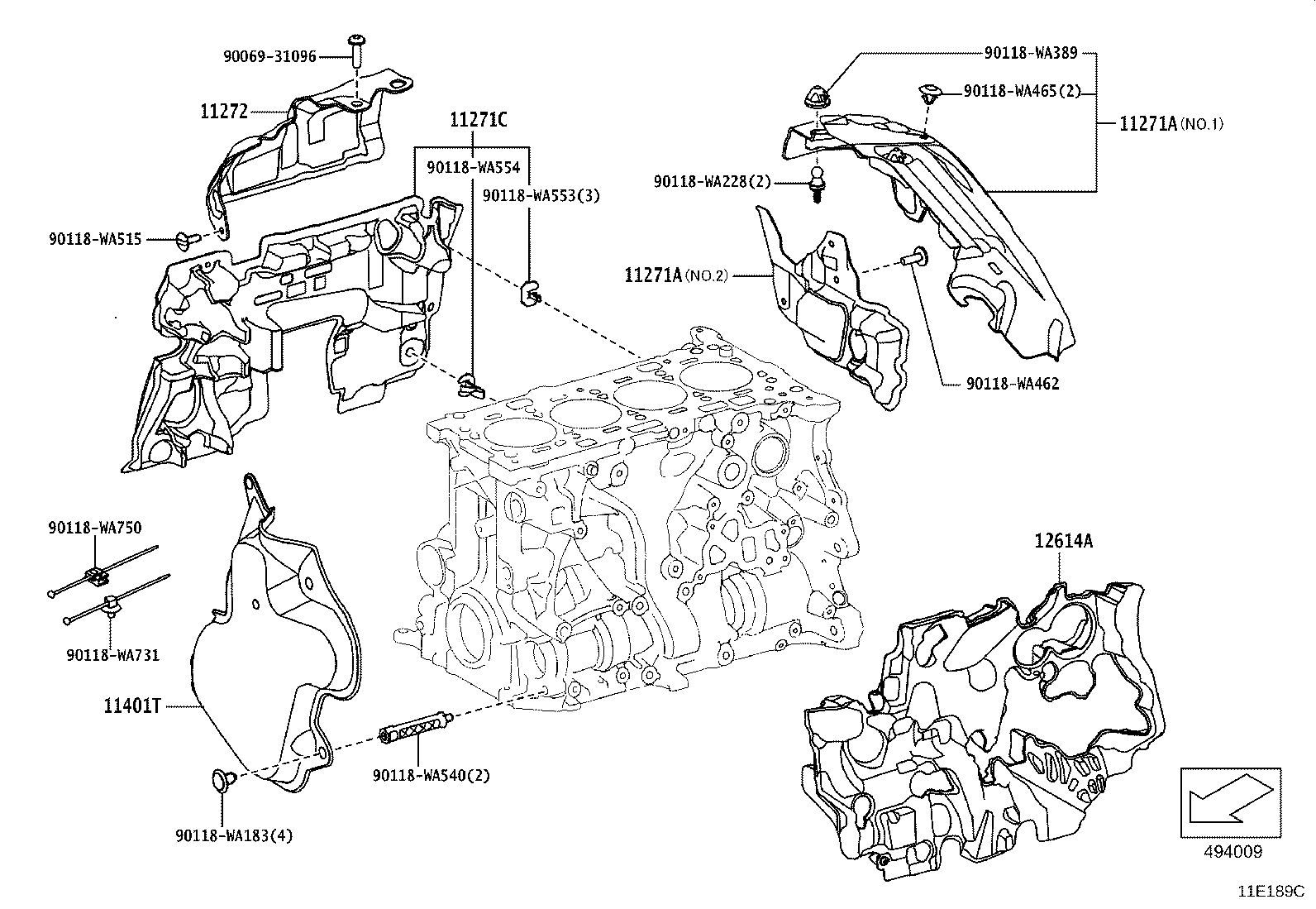 90069-35002 PIN, RING (FOR CYLINDER HEAD SET) product image