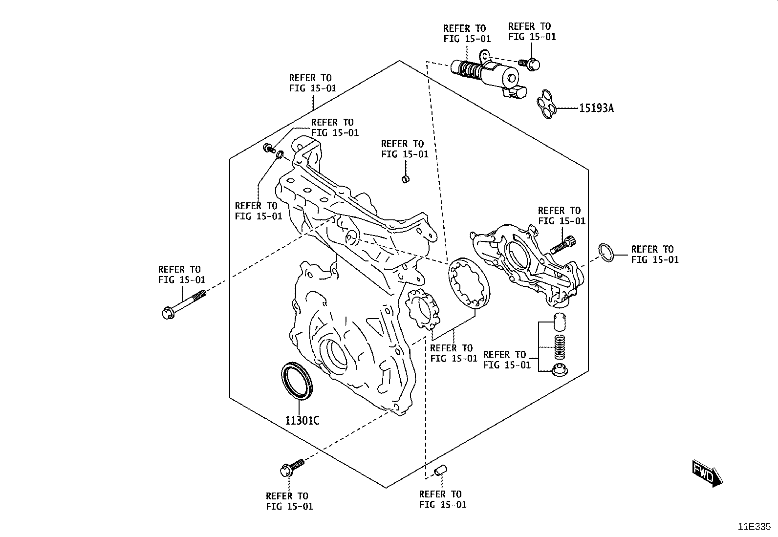 90118-WC338 SEAL, OIL(FOR TIMING GEAR CASE OR TIMING CHAIN CASE) product image