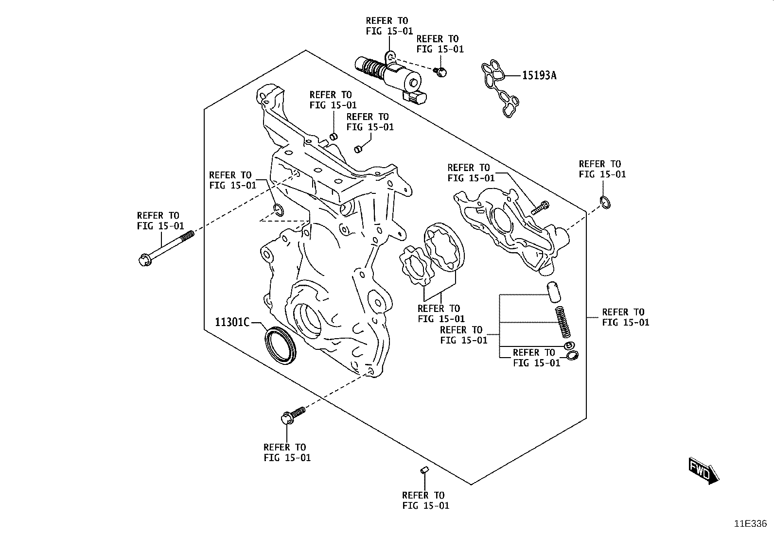 90118-WC338 SEAL, OIL(FOR TIMING GEAR CASE OR TIMING CHAIN CASE) product image