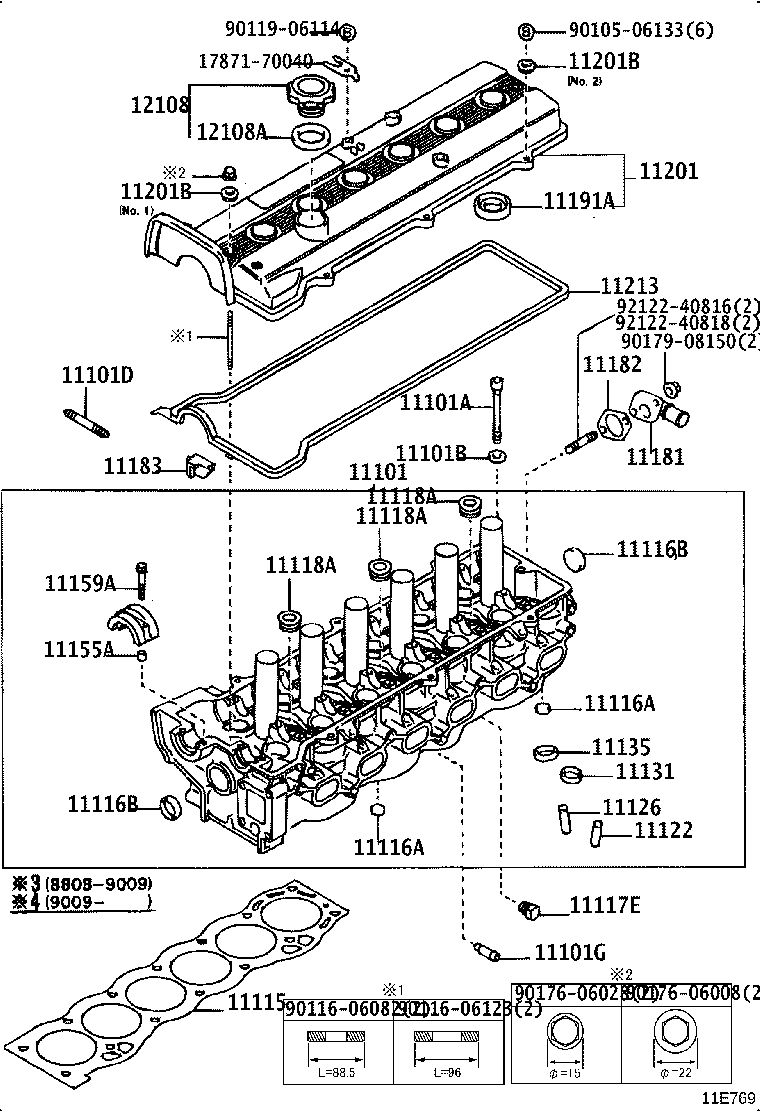90116-10130 BOLT, STUD(FOR WATER OUTLET) product image