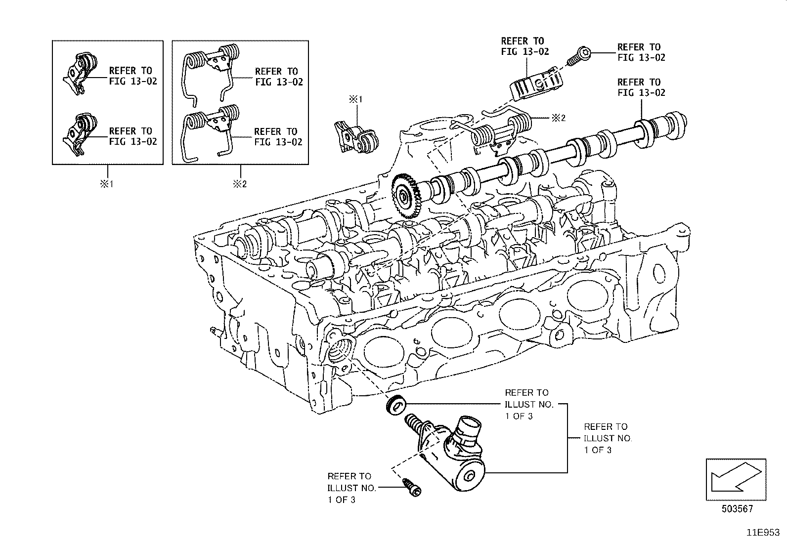 11107-WAA04 HEAD SUB-ASSY, CYLINDER product image