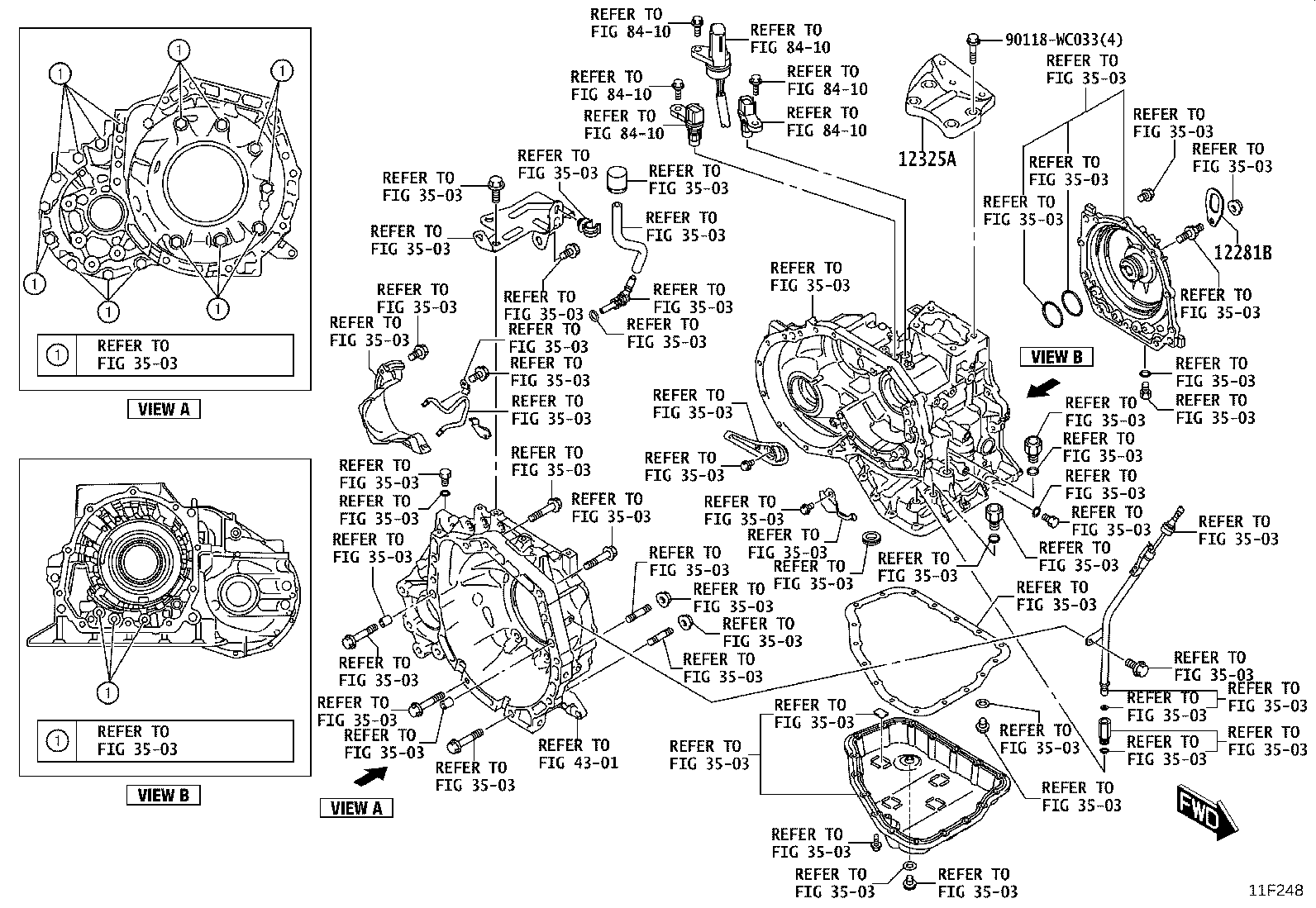 12281-WC001 HANGER, ENGINE, NO.1 product image