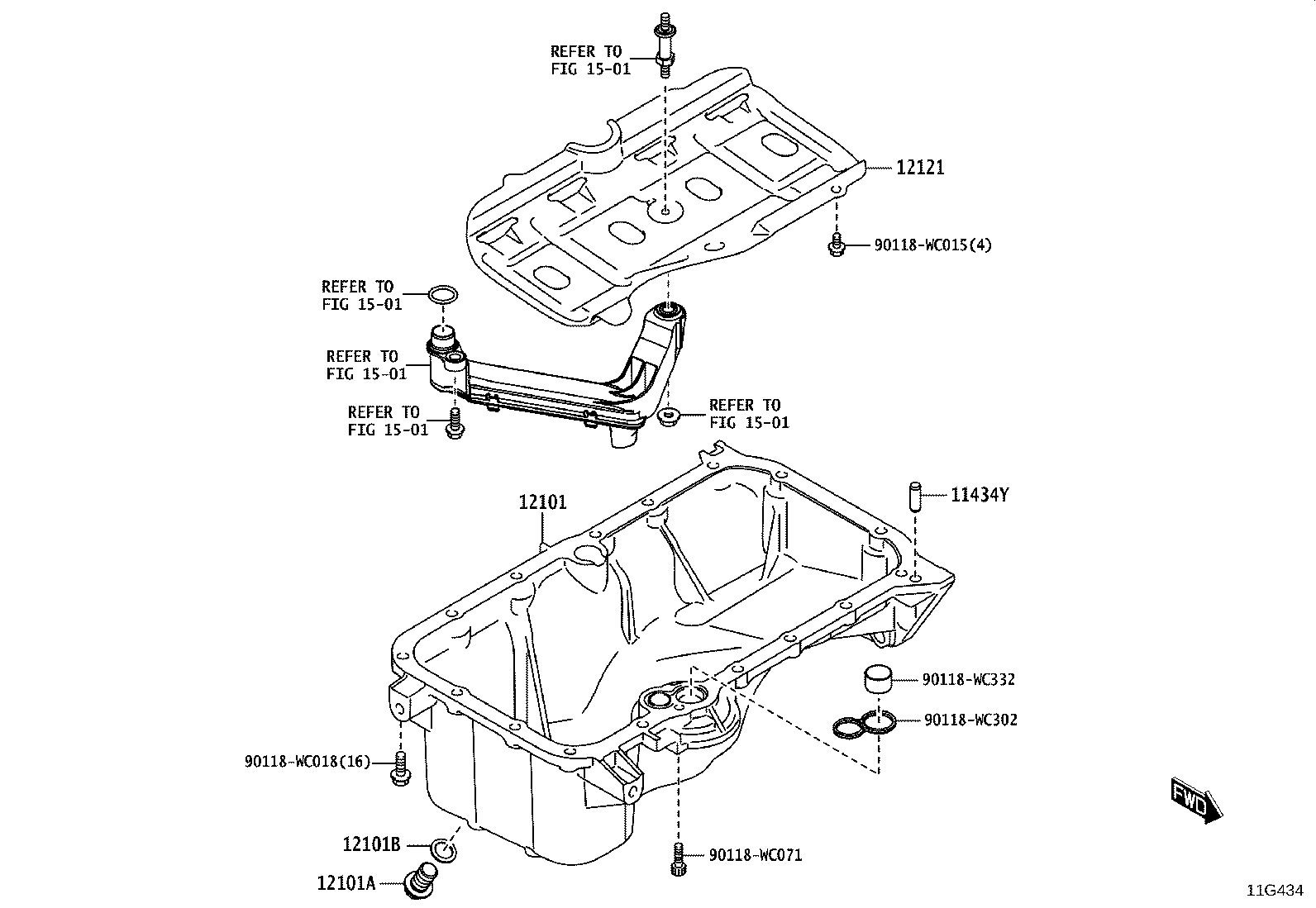12101-WC005 PAN SUB-ASSY, OIL product image