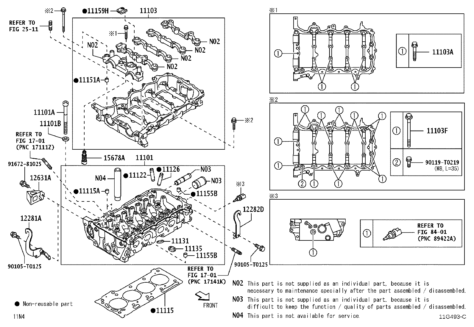 11101-B9645 HEAD SUB-ASSY, CYLINDER product image