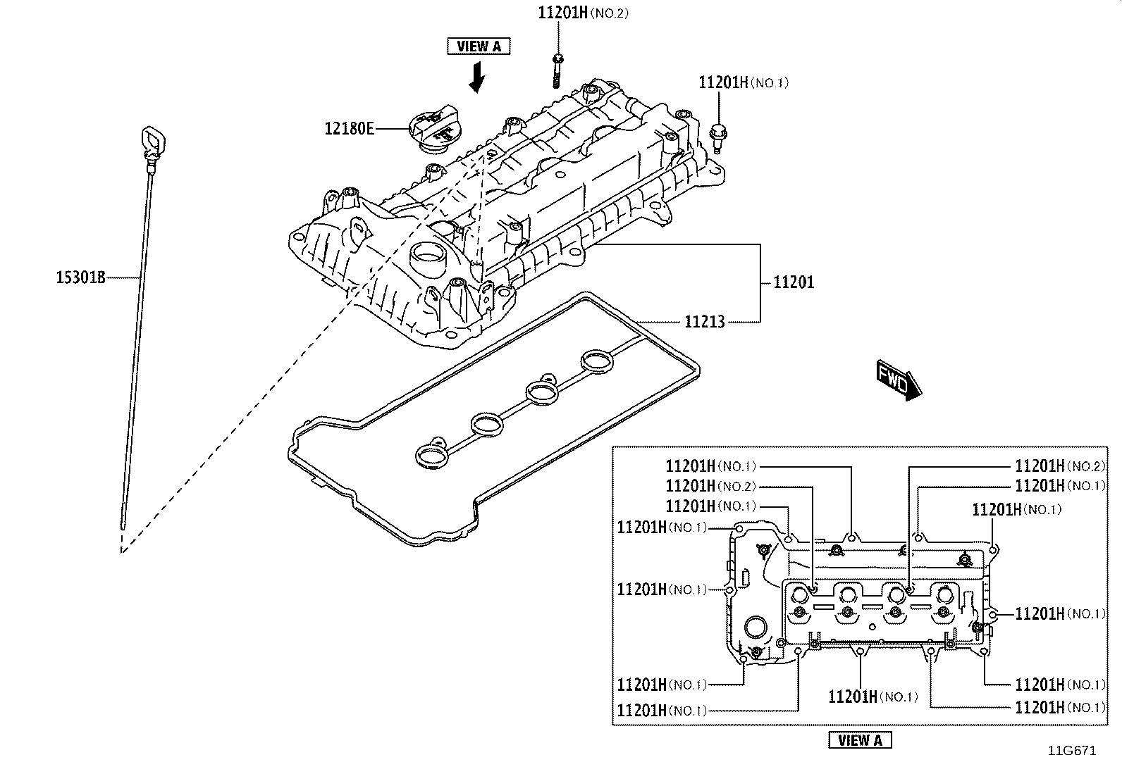 11101-WC008 HEAD SUB-ASSY, CYLINDER product image