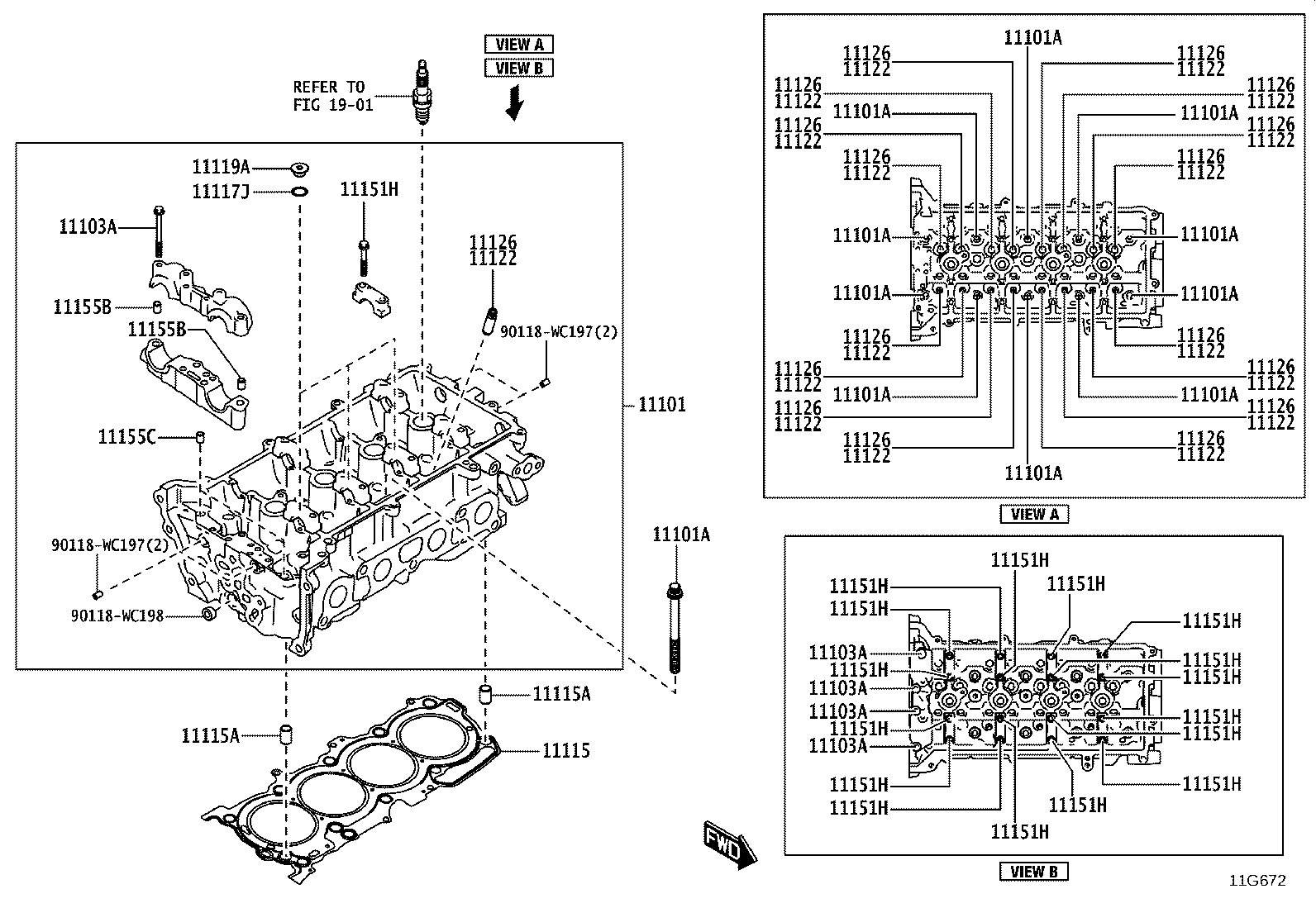 11101-WC008 HEAD SUB-ASSY, CYLINDER product image