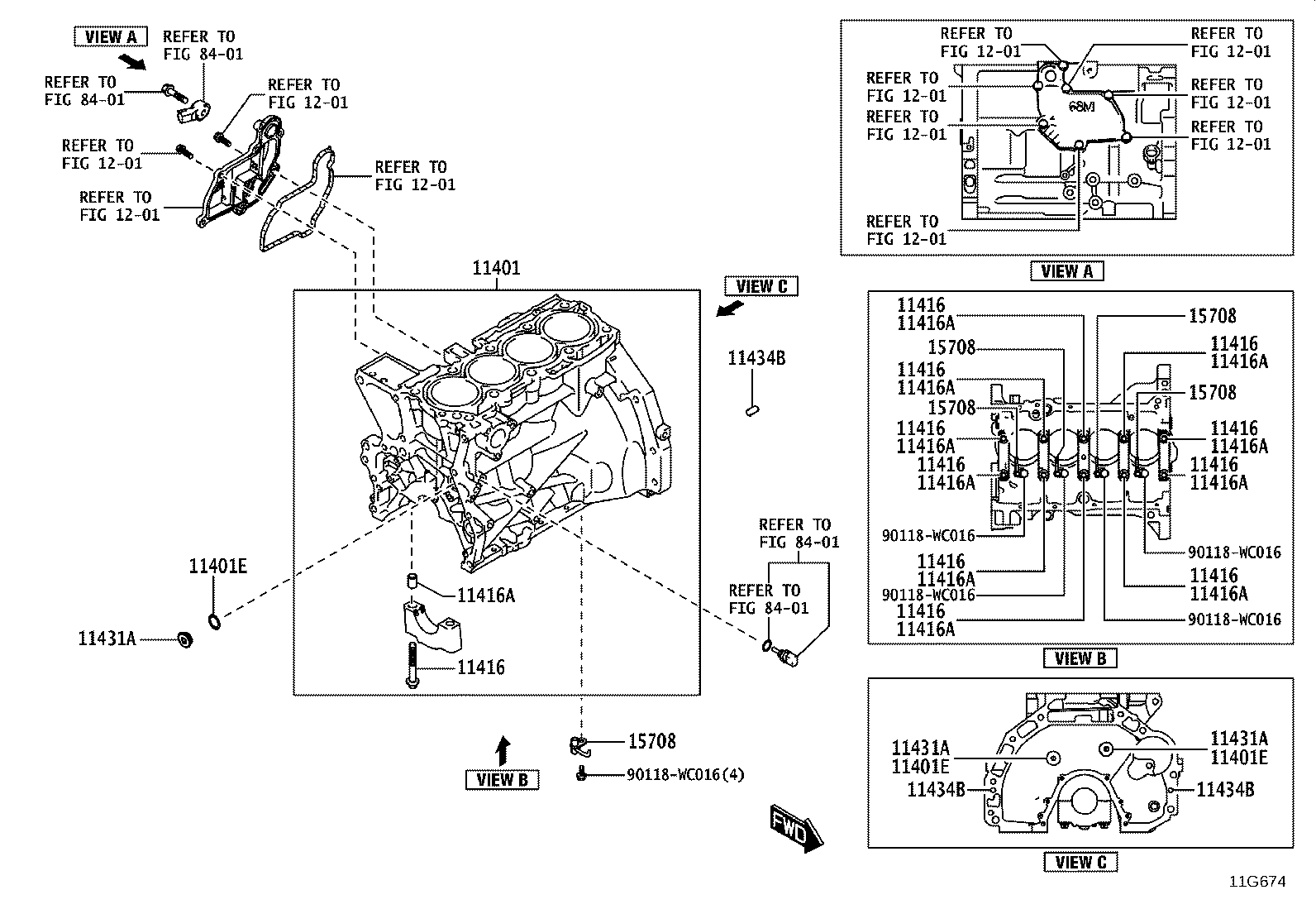 11410-WC006 BLOCK SUB-ASSY, CYLINDER product image