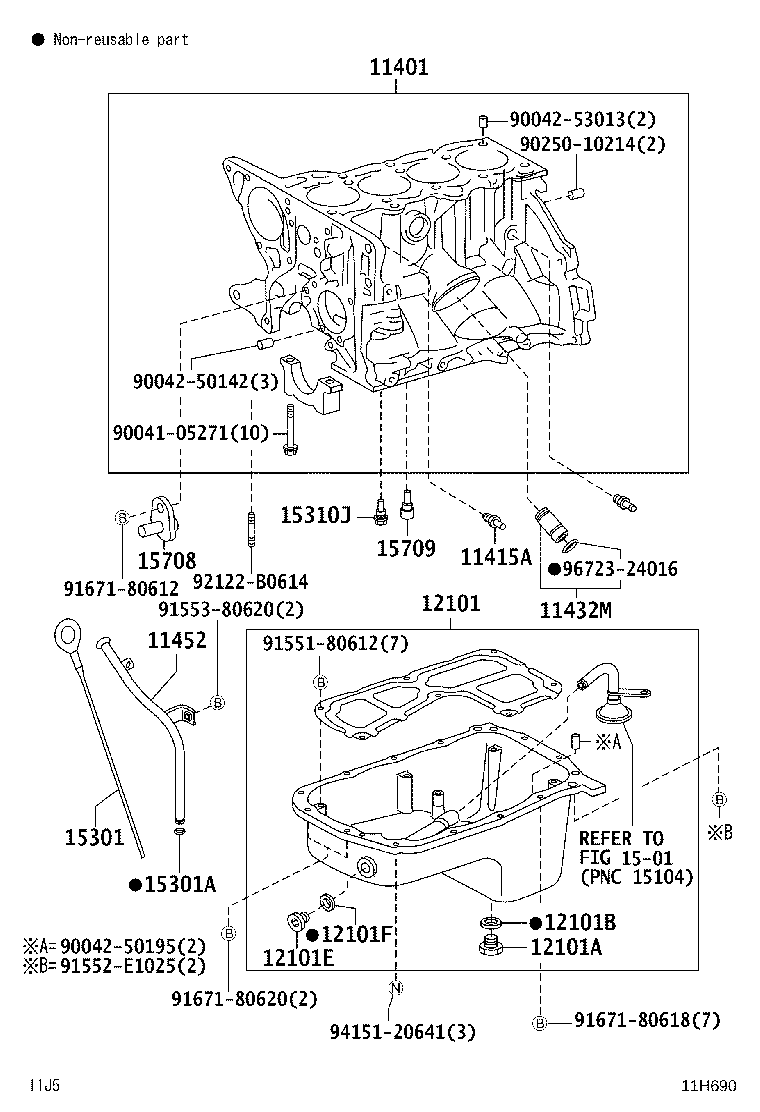 11452-B1030 GUIDE, OIL LEVEL GAGE product image