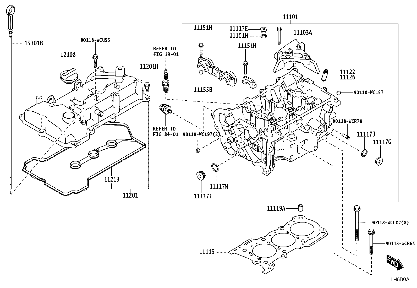 11101-WC014 HEAD SUB-ASSY, CYLINDER product image