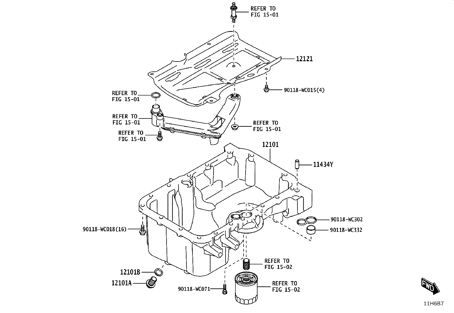 12101-WC009 PAN SUB-ASSY, OIL product image