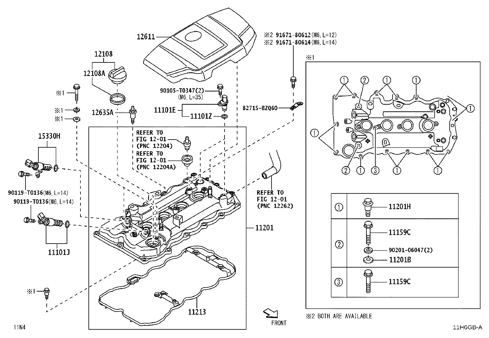 11101-B9840 HEAD SUB-ASSY, CYLINDER product image
