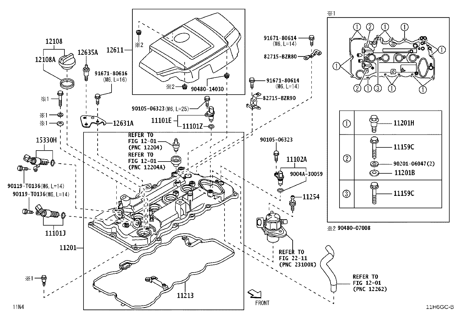 11101-B9840 HEAD SUB-ASSY, CYLINDER product image
