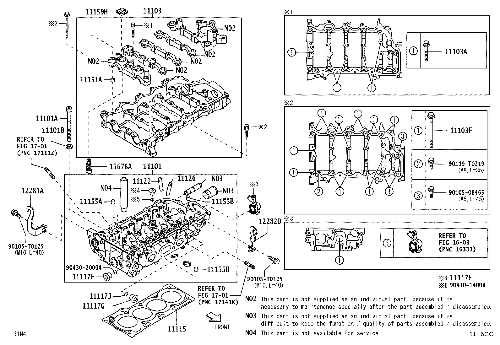 11101-B9840 HEAD SUB-ASSY, CYLINDER product image
