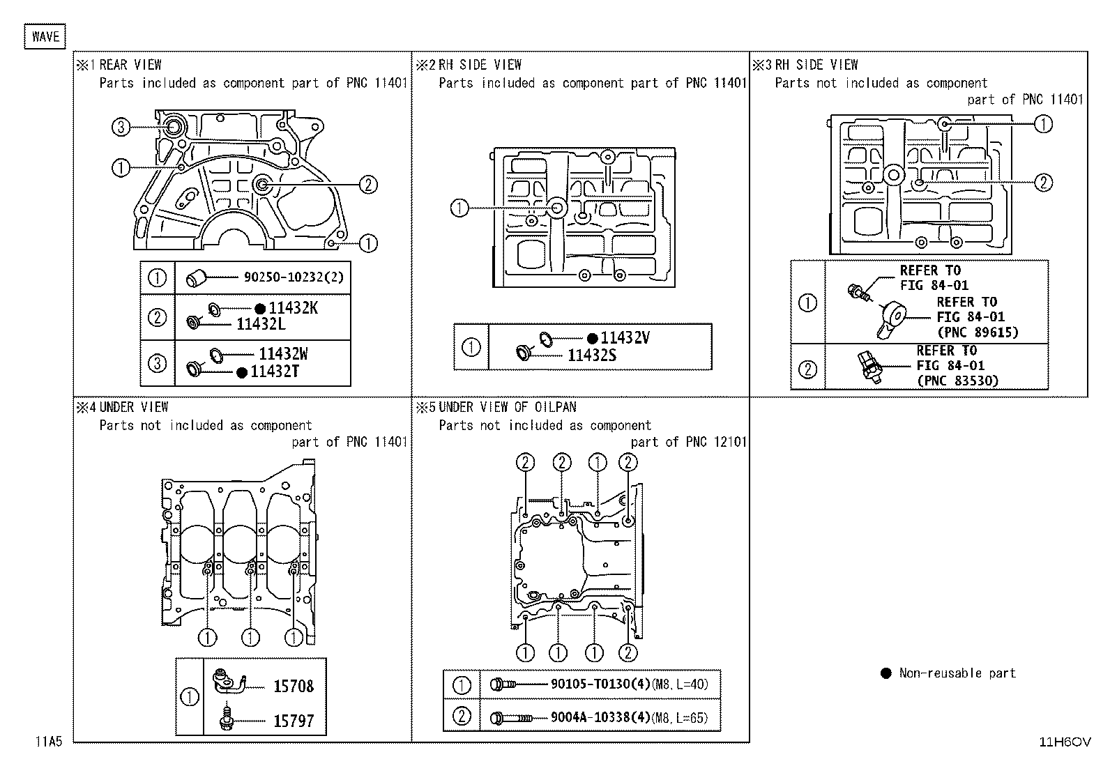 11401-BZ101 BLOCK SUB-ASSY, CYLINDER product image