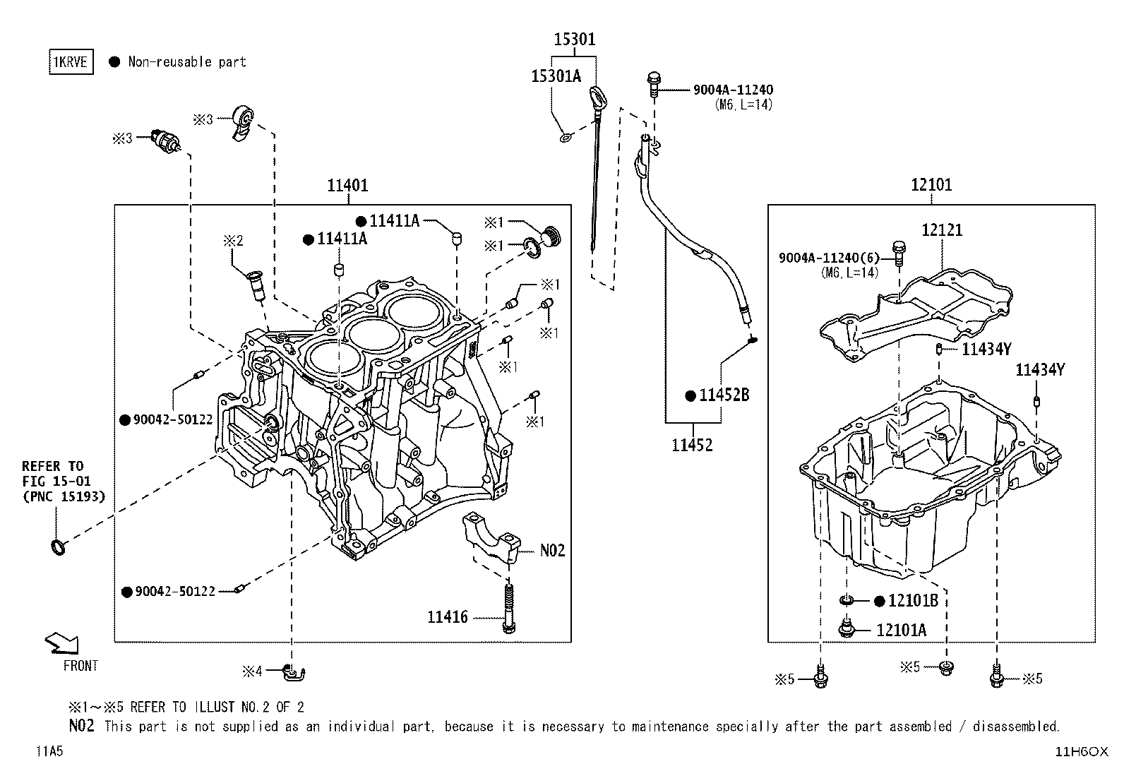 11401-BZ101 BLOCK SUB-ASSY, CYLINDER product image
