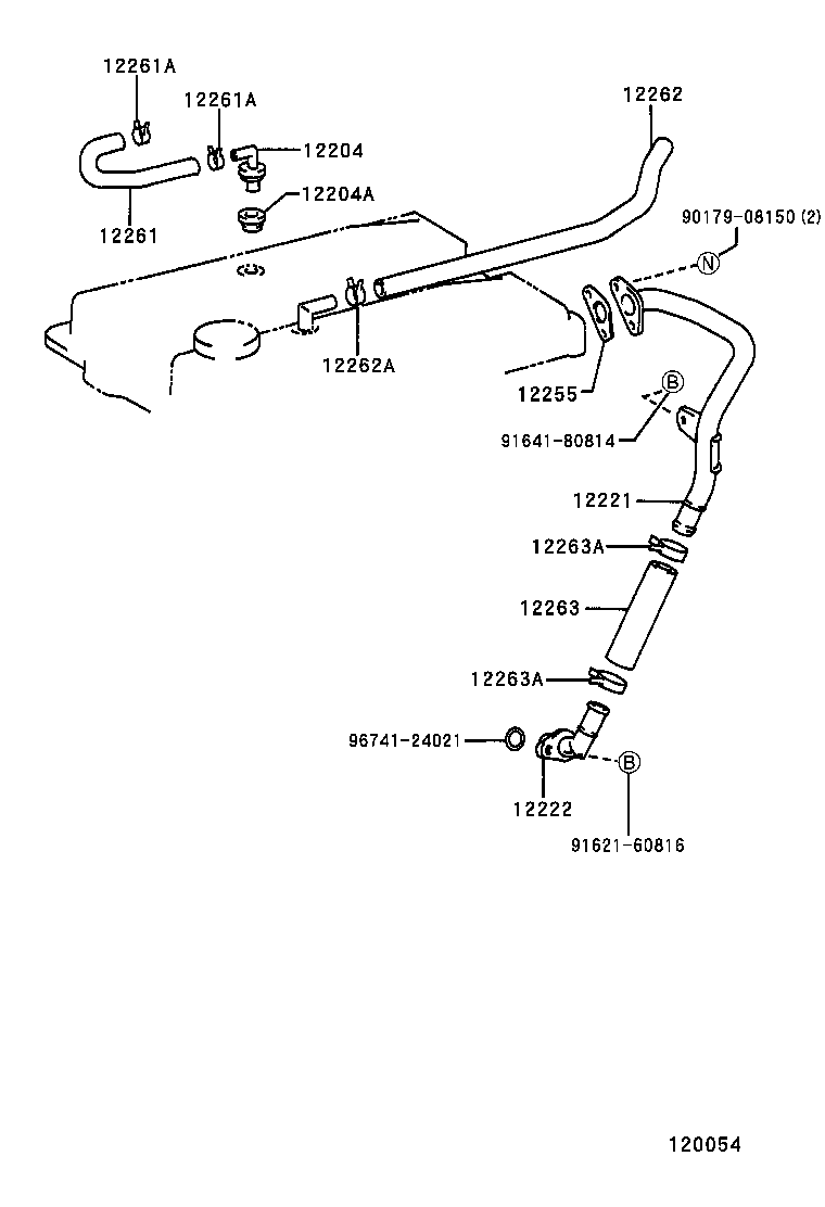 12236-88580 COVER, VENTILATION VALVE product image