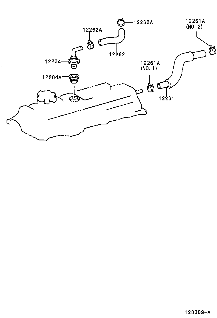 12260-03020 HOSE, VENTILATION product image