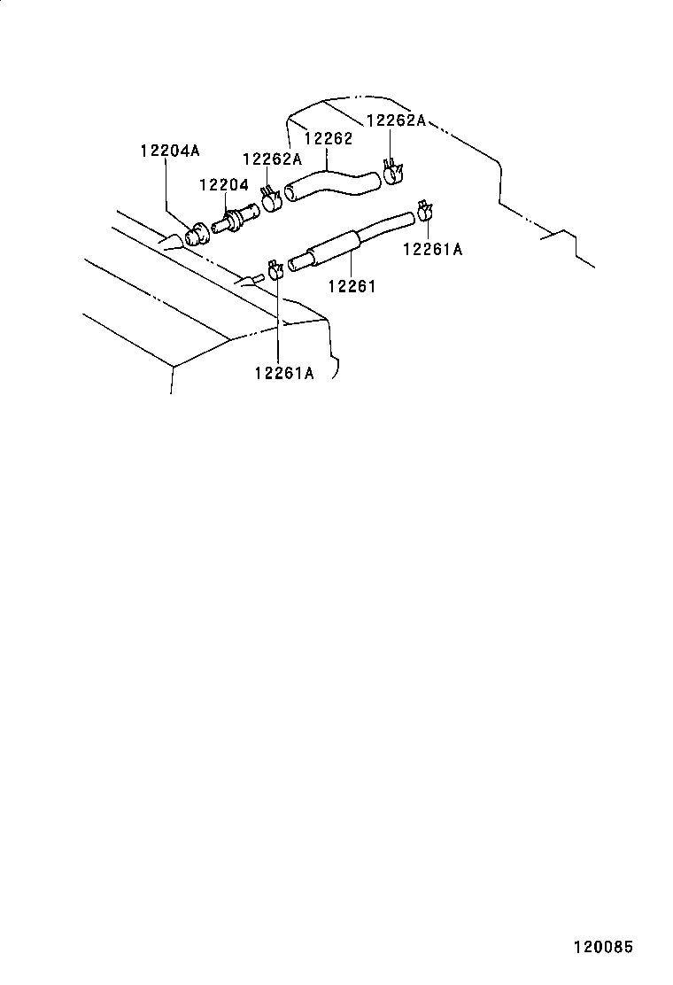 12204-22050 VALVE SUB-ASSY, VENTILATION product image