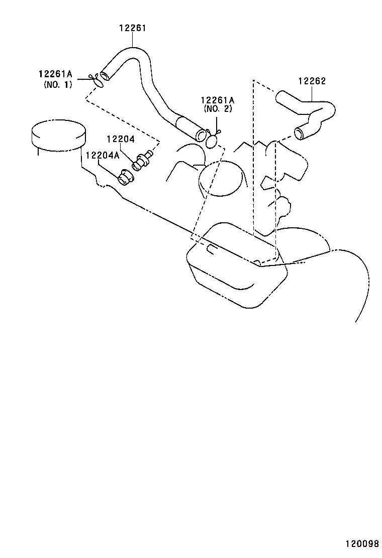 16581-21050 CLIP(FOR VENTILATION HOSE NO.2) product image
