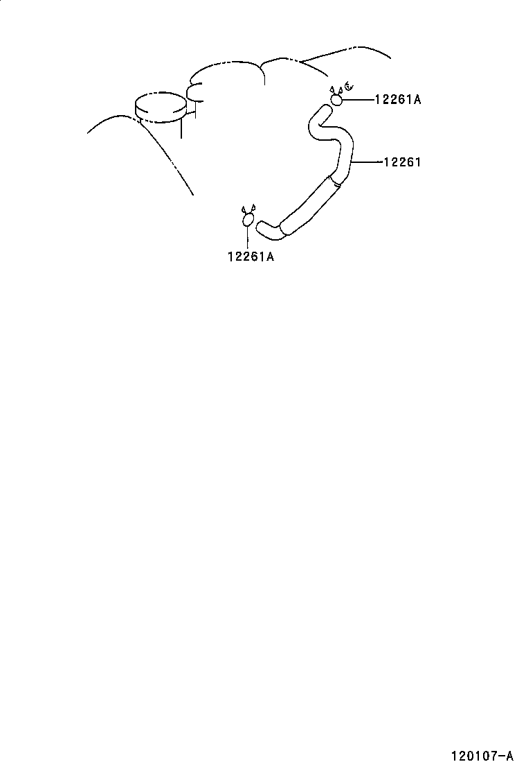 12262-13050 HOSE, VENTILATION, NO.2 product image