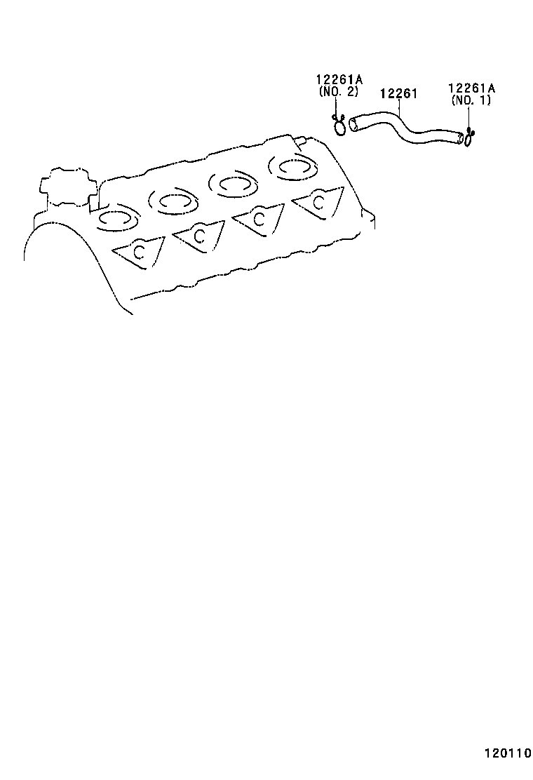 12204-22050 VALVE SUB-ASSY, VENTILATION product image