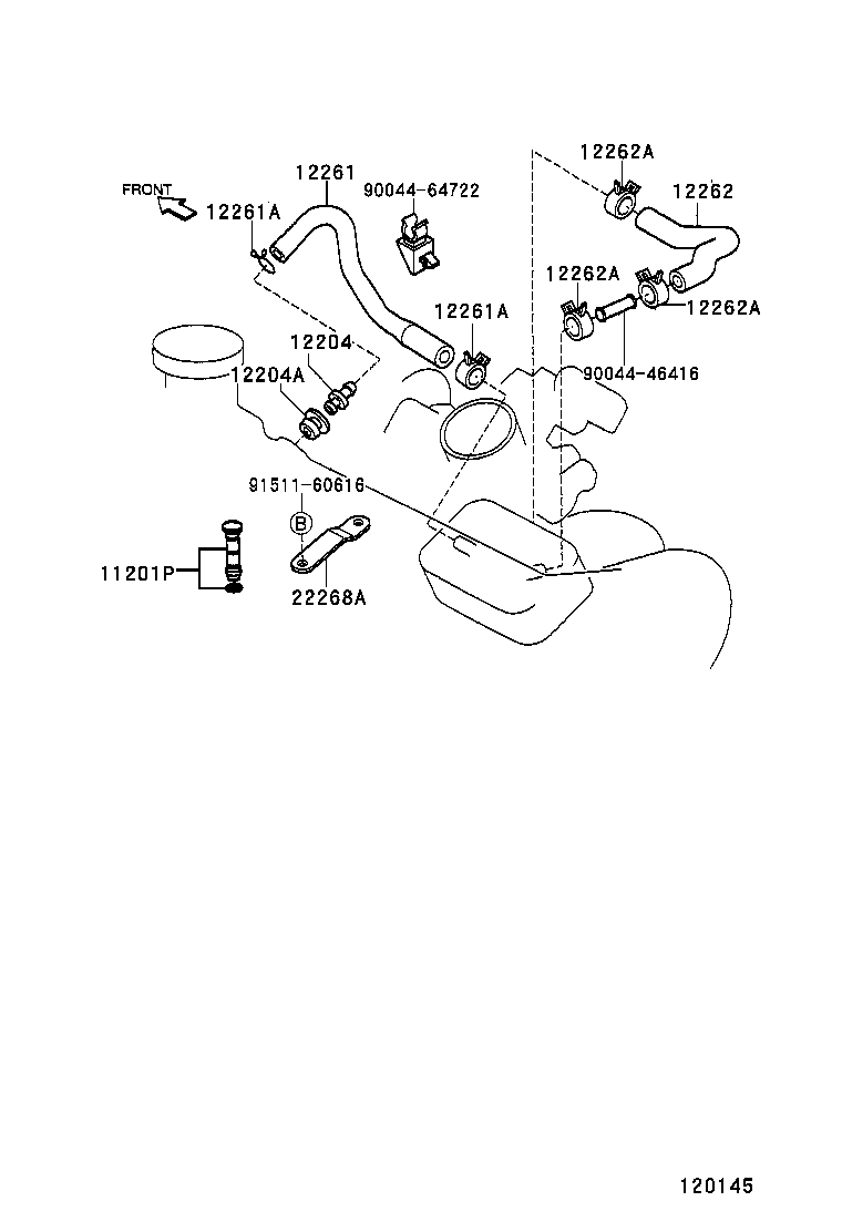 90048-71281 PLUG(FOR CYLINDER HEAD COVER) product image