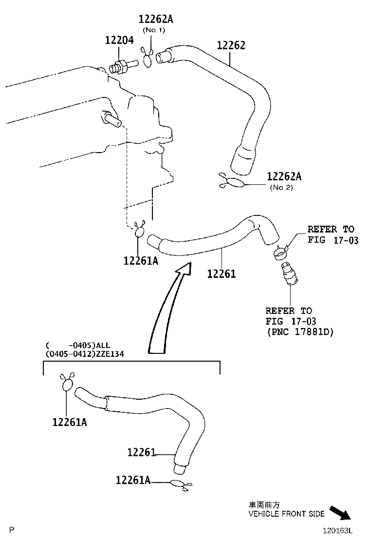 12204-22041 VALVE SUB-ASSY, VENTILATION product image